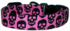 Hot Pink Black Skulls Han